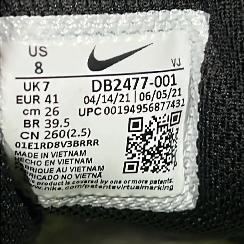 🔥🔥 NIKE Crater Impact Running Sneaker Shoes DB2477-001‎ Men Sz 8 - PERFECT!!